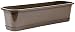 Produktbild Wamat Blumenkasten + Untersetzer Blumentopf Balkonkasten 4 Größen 8 Farben Neu ! (80 cm, braun)