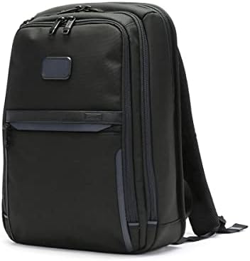 Tumi Men's Alpha Slim Backpack, Official, Authentic, black/navy, One Size Fashion