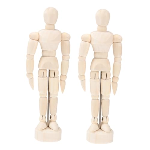 SUPVOX Art Mannequin Figure Drawing Model Figure Wooden Peg Dolls for Home Office Decor