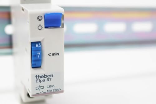 Theben ELPA 87 – przełącznik światła schodowego, szyna DIN, elektromechaniczny, timer (0870002)