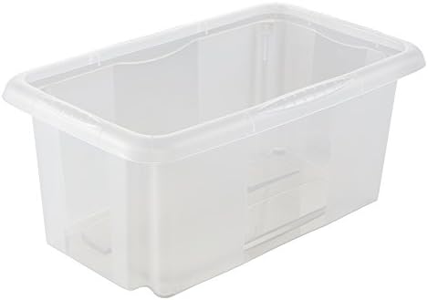 keeeper Storage Box with Turn Around Stacking system, 38x28.5x20.5 cm, 15 Litre, Emil, Blue