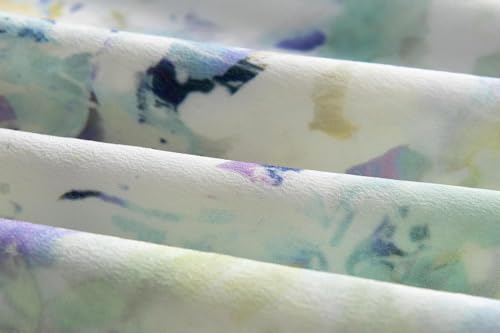 Women's High Waist Mulberry Silk Fishtail Midi Skirt Printed Loose Vacation4