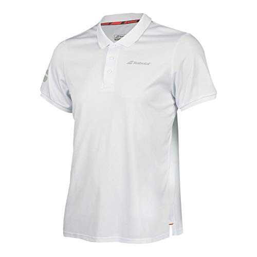 Preisvergleich Produktbild Babolat Jungen, Core Club Polo Weiß, 128 Oberbekleidung