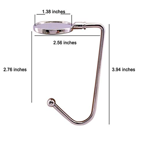 Camsoon Mantel Hook Holder Fireplace Stocking Hanger For Christmas (Set Of 3), Sturdy Metal Non-Slip Purse Hook Hanger For Table Desk Fireplace School Bar And Restaurant #TOP1
