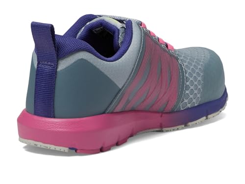 Timberland PRO® Radius Composite Safety Toe Sneakers for Women – Anti-Fatigue Technology – HoverSpring Foam Grey/Multi 8.5 C - Medium