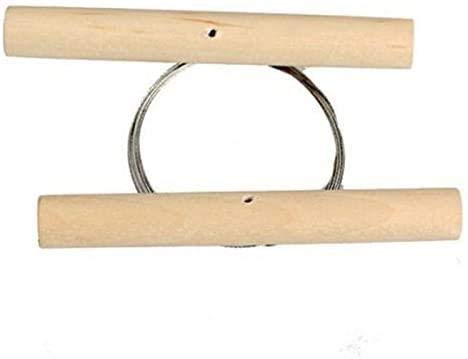 Ioffersuper 12Pcs Wire Clay Cutter With Wood Handle Easy To Use Steel Wire Cutting Tools For Cheese Plasticine Dough Mud Line Pottery Clay Ceramic Art Sculpture Cutting Cutting Pottery Tools Supplies #TOP2