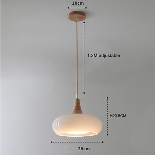Tambor moderno de 28 cm de diseño retro con difusor blanco para dormitorio 3