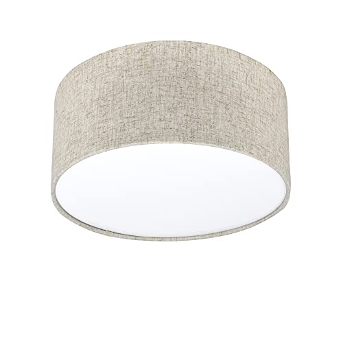 Coup Light MOON Deckenlampe mit textilem Lampenschirm - Ø25x13cm - 1xE27 [Verschiedene Farbkombinationen] Energieeffizienzklasse A++ [Leuchtmittel sind nicht enthalten] (A45) Cover