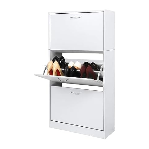 Meerveil 3 Drawer Shoe Cabinet Organizer Cover