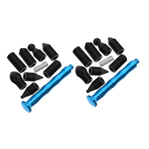 PRETYZOOM 2sets Strumento Per Rimozione Delle Ammaccature Kit Per Riparazione Della Martello e Teste Intercambiabili Per Auto e Per Piccole Ammaccature e Danni Da Grandine