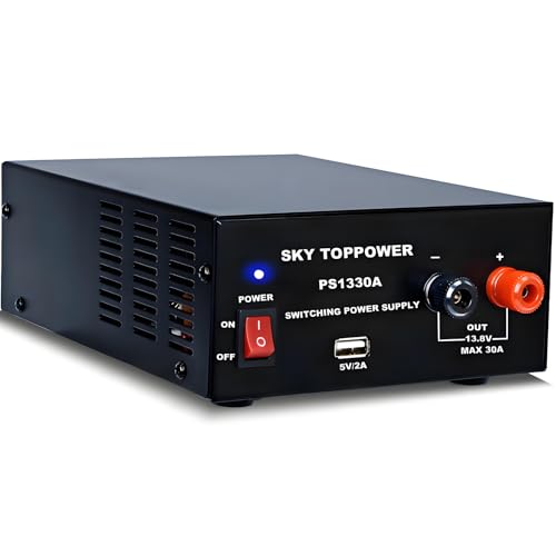 SKY TOPPOWER 13.8V 30A DC Power Supply for Ham Radio,5V 2A USB Interface by SKY TOPPOWER - Used condition - US$58.79