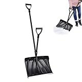 Pala De Nieve Para El Automóvil - Mango de Asistencia Antideslizante Desmontable,para Entrada de Coche Sendero Exterior Coche Camping Hogar Garaje Jardín Invi