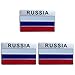 Adesivi Russia Adesivi Bandiera Russa Decalcomanie Auto Bumper Autunno Stiker 3 PZ Distintivo Auto Decalcomania Decalcomania Decalcomania per Laptop Stile del Veicolo Auto 1