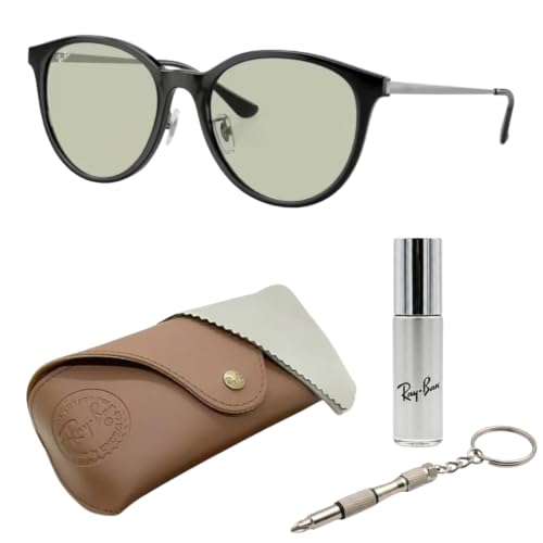 Ray-Ban(���C�o��) RB4334D ���[�u���b�W�t�B�b�g �X�N�G�A�V�F�C�v �T���O���X �������C�o���A�C�E�F�A�L�b�g�t��, �u���b�N�t���[�� | �O���[�������Y�B