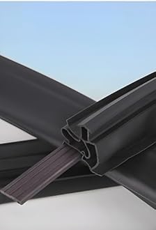 ENOYE Universal Door Seal Set Magnetic Seal Rubber Seal for Clamping in The Fridge,Black