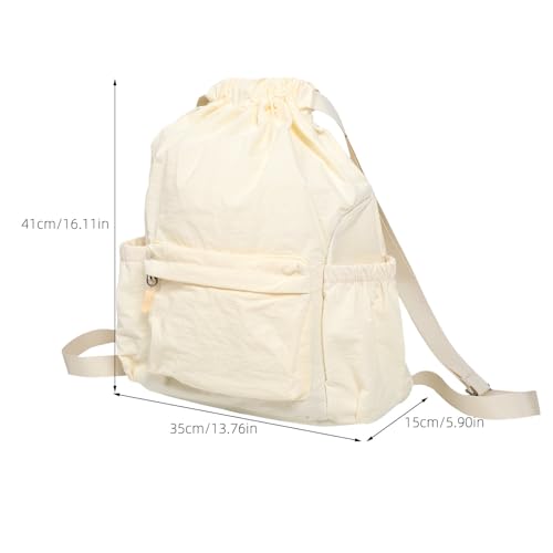 Mochila de viaje pequeña estilo minimalista con cordón 2