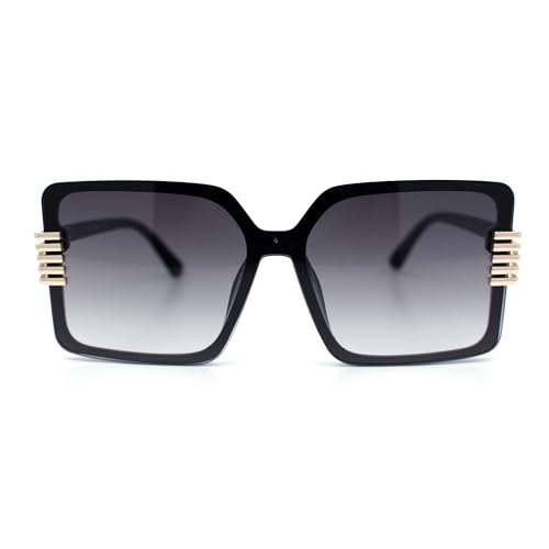 SA106 Womens Oversized Rimless Butterfly Rich Luxury Designer Fashion Plastic Sunglasses3