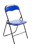 klappstühle blau Maße: Höhe aufgebaut: 78 cm I Breite: 45 cm I Tiefe: 45 cm I Sitzhöhe: 43 cm I Höhe zugeklappt: 88 cm