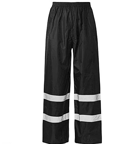 Pantalon de travail haute visibilité Kapton - Haute visibilité - Imperméable - Haute visibilité - Jaune/orange, bleu marine, noir - Noir - XXL Cover