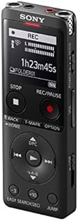 Sony Icd-UX570 MP3/LPCM Digital Voice Recorder (Dictaphone) with Built-In USB, 4GB, OLED Screen - Black
