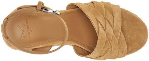 Marc Fisher LTD Women's OATEN Wedge Sandal, Medium Natural 101, 9 | Image 4