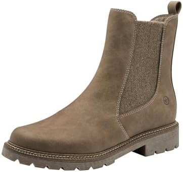 Tamaris Damen Boots Synthetik | 1-25483-45 – Pull-on, TOUCH-IT Fußbett, flache Sohle