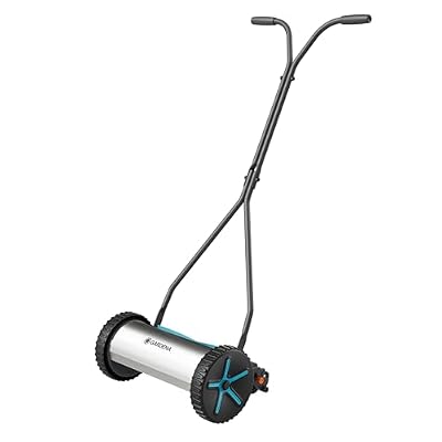 Gardena Cortacésped Manual Comfort 330 Cortacéspedes helicoidales: Césped inglés, Ancho de Corte de 33 cm, Inalámbrico, Fácil de Empujar, para céspedes de hasta 150 m² (11750-20)