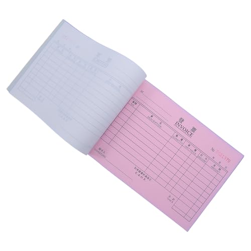 SEWACC Carnet de Factures Manuscrites 3 Volets 60 Pages Papier Résistant Déchirure pour Gestion Commerciale et Suivi des Commandes