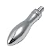 MroMax Clamping Handles Screw Knobs Handgrips M10 Threaded Steel Revolving Handle Grip Silver