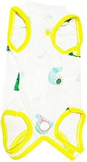Jancosta Recovery Suit for Dogs Cats After Surgery, Professional Pet Recovery Shirt Dog Abdominal Wounds Bandages, Substitute E-Collar & Cone, Prevent Licking Dog Onesies (Small)