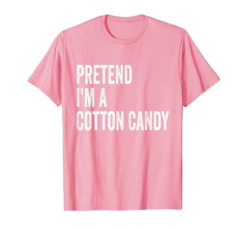 Disfraz de Halloween Pretend I'm A Cotton Candy Easy Lazy Camiseta
