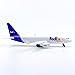 WngAur Airplane Model, FedEx Aircraft Die-cast Metal Planes Suitable for Collection and Desktop Decor