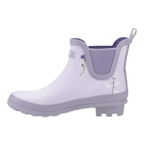 Cotswold Wildflower Ankle Wellingtons Female Lilac Size 6 - Image 4