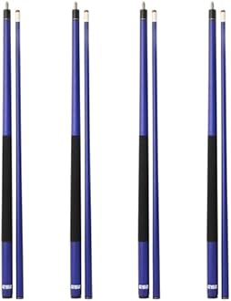 GSE Games & Sports Expert 58" 2-Piece Fiberglass Graphite Composite Billiard Pool Cue Stick (4 Colors, 18-21oz)