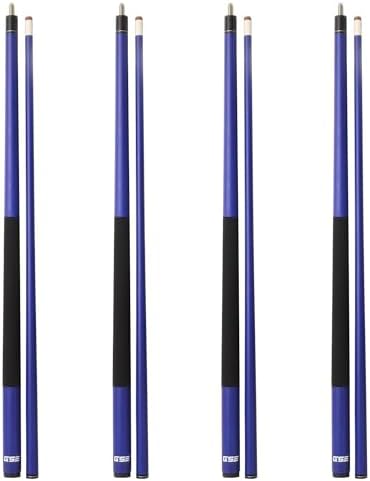 GSE Games & Sports Expert 58" 2-Piece Fiberglass Graphite Composite Billiard Pool Cue Stick (4 Colors, 18-21oz)