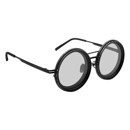 Adjustable Tint Polarized Round Sunglasses With ND9 Stepless Adjustable Sunglasses for Men 1 To 9 Gears Beach2