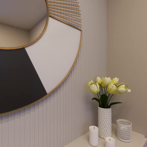 Painel Ripado Decorativo Quarto Eva Autocolante 10cm - 2,5m