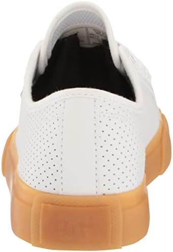 DC Women's Manual Skate Shoe, White/Gum, 9 | Image 2