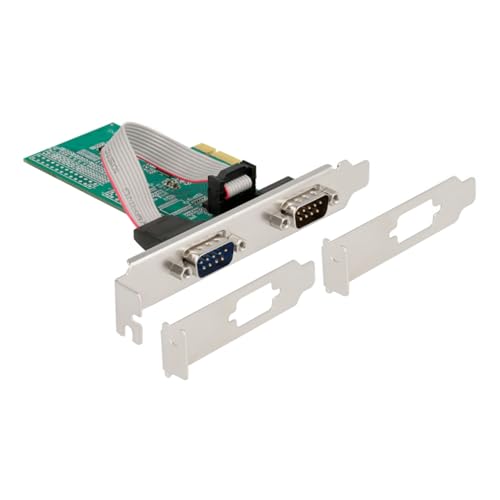 Carte d'interfaces série DeLOCK 89555 pour double flux synchrone