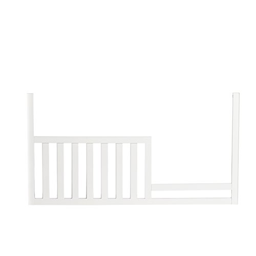 Suite Bebe -- Asher Guard Rail -- White -- Conversion Safety Rail For Toddler Beds - Wood - Non Toxic and Child Safe