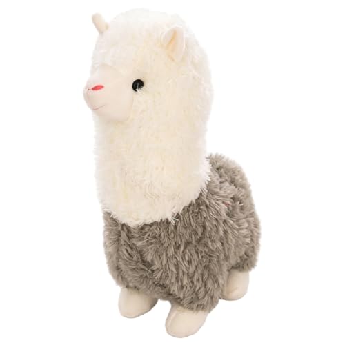 Image of Syglawnd Cute Plushies, Alpaca Cuddly Soft Animal Plush Toy, Green