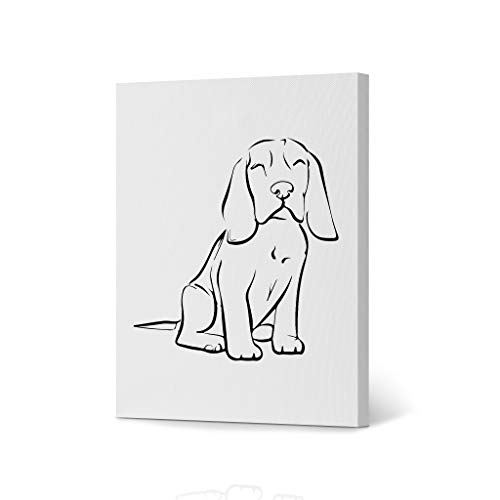 HB Art Design Minimalist One Line Art Black and White