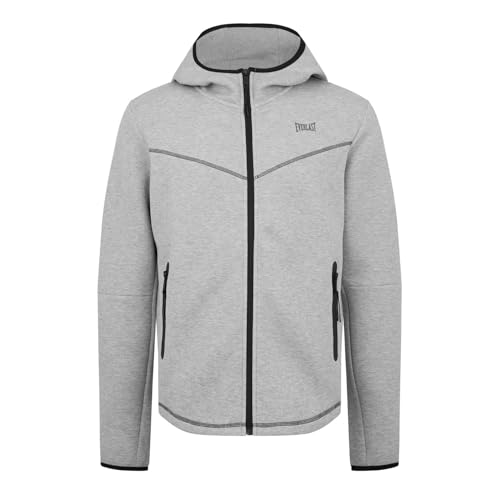 Everlast Mens Elite Fleece Hood Grey Marl XS