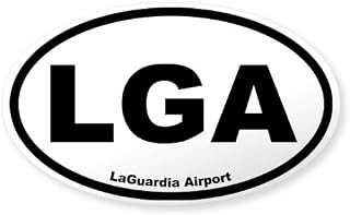 CafePress Laguardia Airport Oval Sticker Oval Car Bumper Sticker