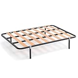 Miroytengo Somier 150x190 cm de Tubo acerado con Refuerzo Central Láminas de Chopo y Pintura Metalizada 30x30 mm (con 4 Patas)