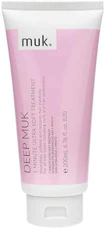 MUK. Deep Ultra Soft 1 minute hair treatment for All Types - Hair Treatment Nourishes, Softens, Hair Repair & Improves Elasticity. Hydrating Smoothing Formula for Shine, 200ml