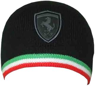 PUMA Neue Ferrari Mütze Haube Beanie Strickmütze Farbe schwarz
