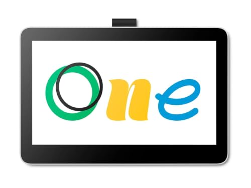 Tablette de Dessin Wacom One 13 Touch avec écran Multi-Touch 13,3” Full HD 99% sRGB, Stylet à résonance électromagnétique sans Pile ni Batterie Inclus, pour Windows, Mac, Chromebook & Android