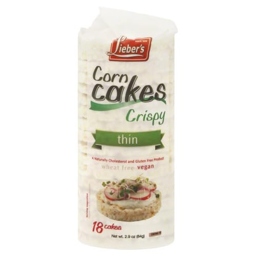 Liebers Thin Corn Cake 2.9 oz (Pack of 12)