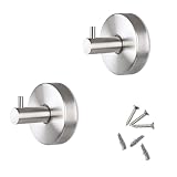 BUSORI | Gancho Pared Baño | Colgadores Toalla Acero Inoxidable 304 | Colgador...
